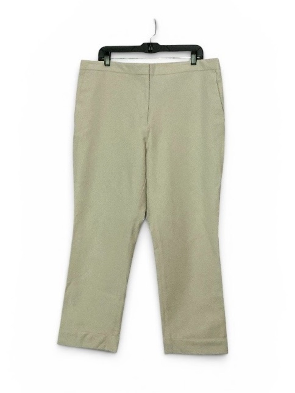 Ann Taylor Factory Light Beige/Cream Cropped Stretch Pants